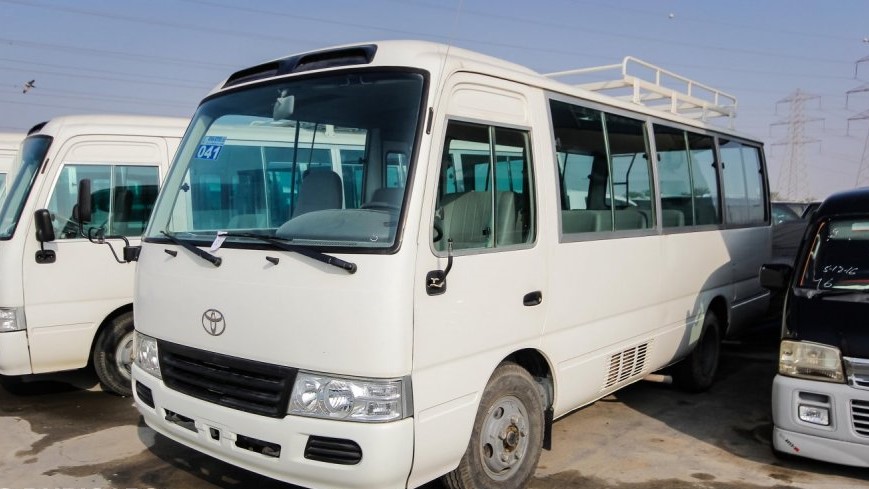 Toyota buses Coaster